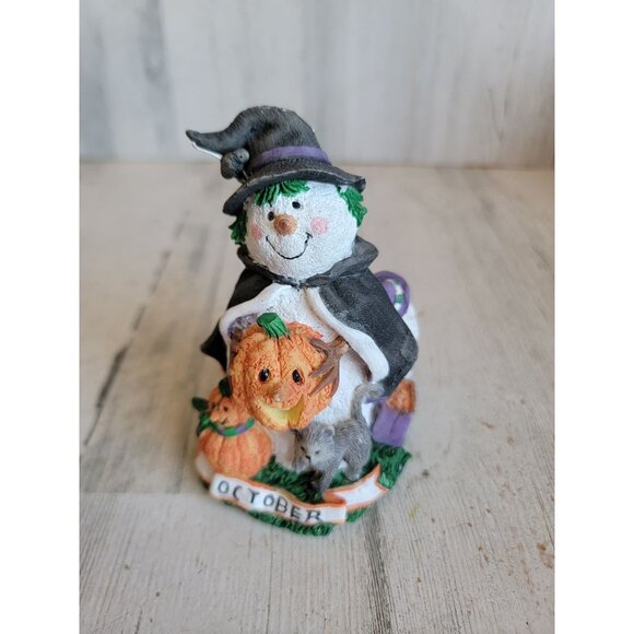 Snowman witch Simson October Erie sound Halloween figure home decor - Picture 1 of 9